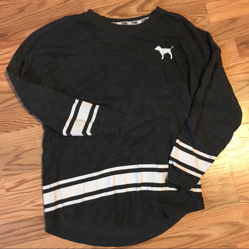 VS Pink Grey Sweater size xs
